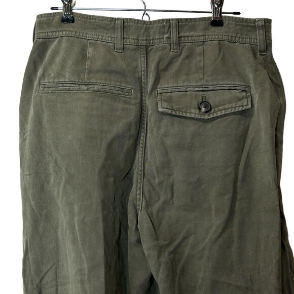 Everlane The Tencel Relaxed Chino Pants Olive Green High Rise Women 6 NWT Pocket - Picture 9 of 12